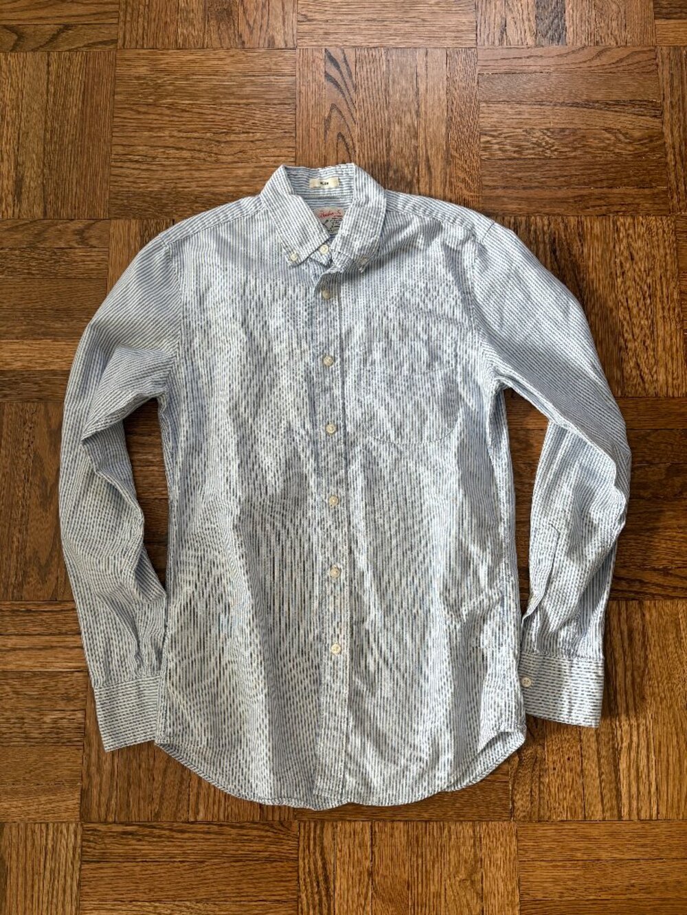 J. Crew Striped Oxford Shirt